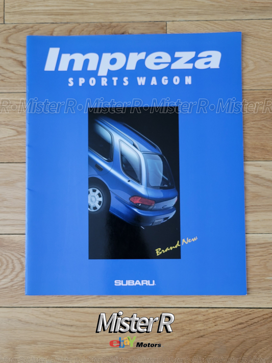 1996 Subaru Impreza Sports Wagon - Original Bug Eye WRX STi - JDM Sales Catalog
