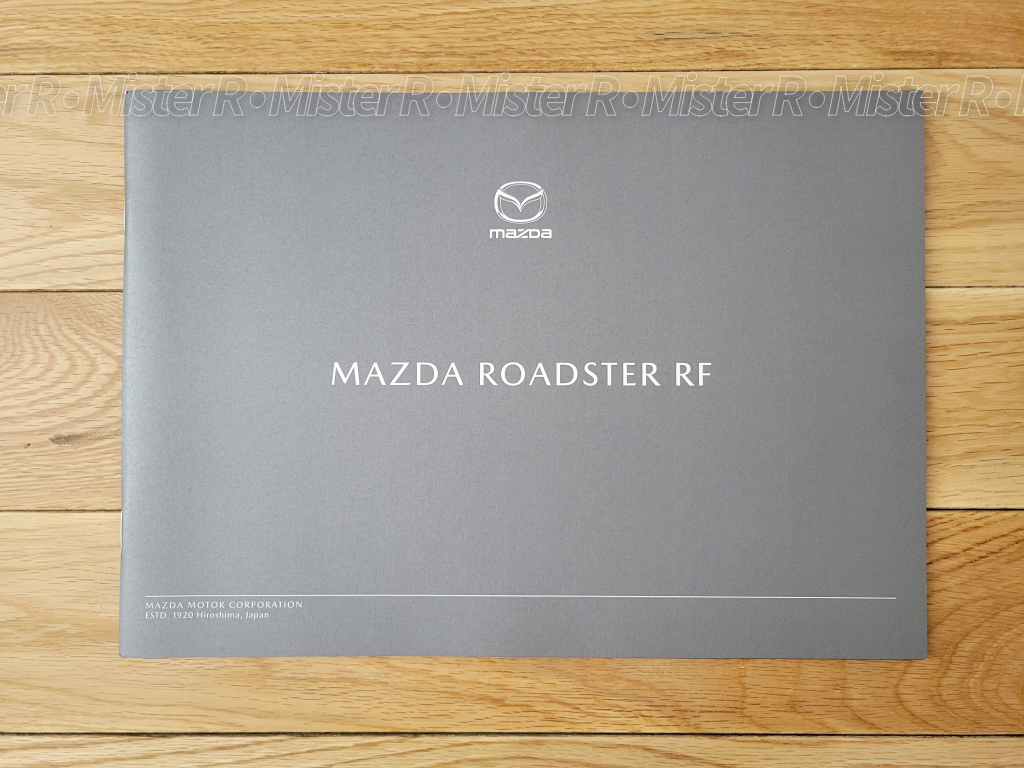 Mazda Miata RF - Original JDM Sales Brochure/Catalog Set - 2020 MX-5 Roadster