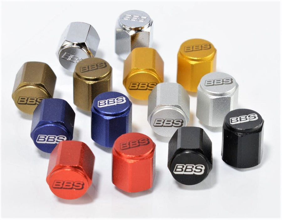 BBS Tire Valve Stem Cap Set - Genuine BBS Wheels USA