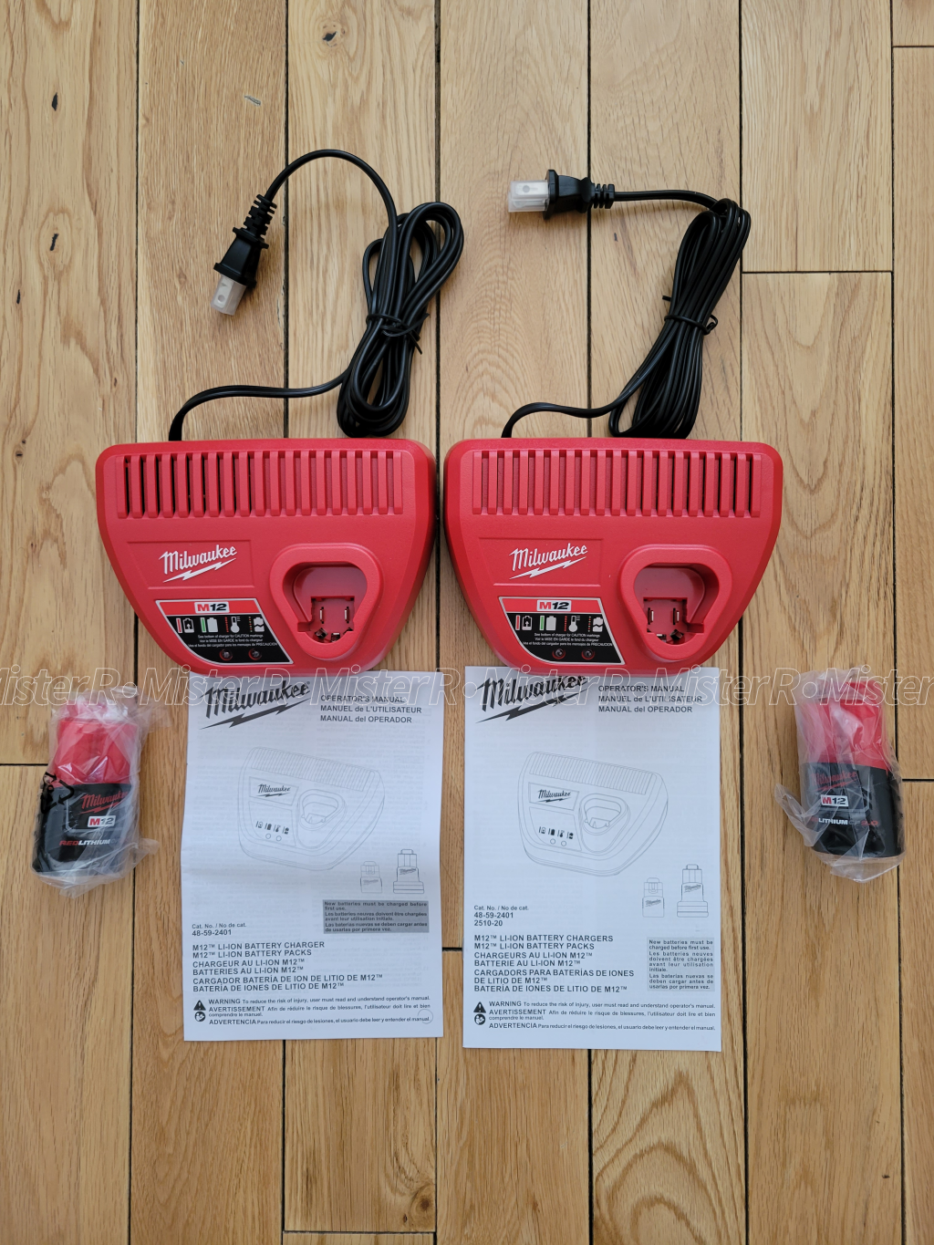 Milwaukee M12 Charger + CP 2.0 Battery - 12V Lithium-Ion #48-59-2401 + #48-11-2420