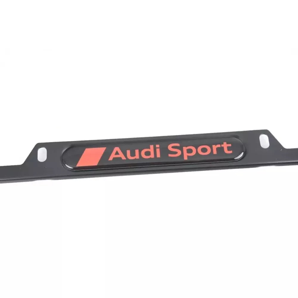 Audi Sport License Plate Frame - Genuine OE - #ZAW071801SDX9