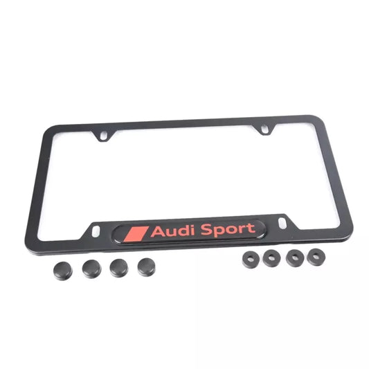 Audi Sport License Plate Frame - Genuine OE - #ZAW071801SDX9