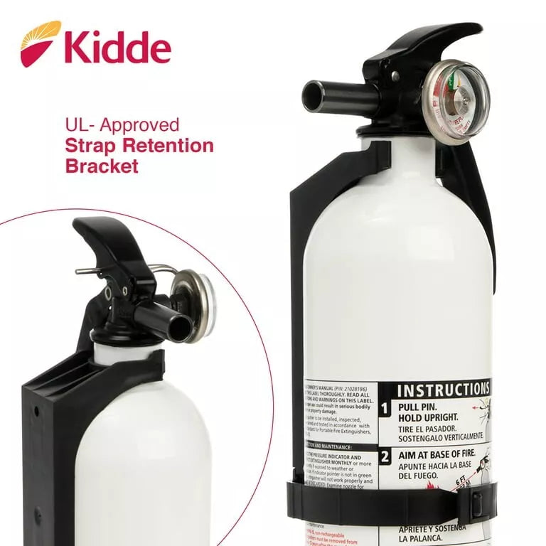 Kidde - Auto/Marine Fire Extinguisher - 4lb Dry Chemical - Car/Truck/Boat