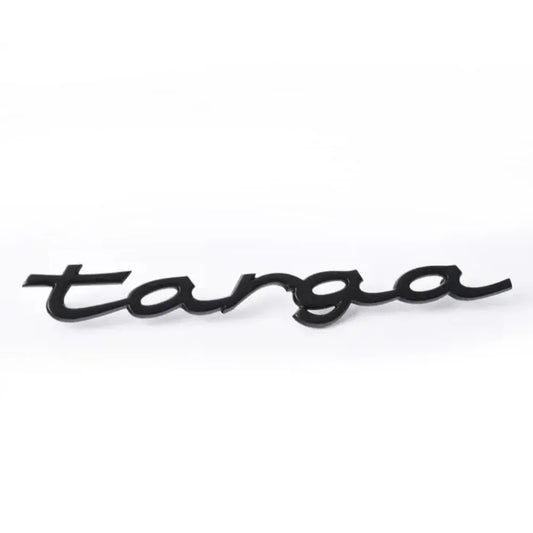 Porsche 911 - Targa Script Emblem - Black - 930 SC Turbo Carrera - #91155930742