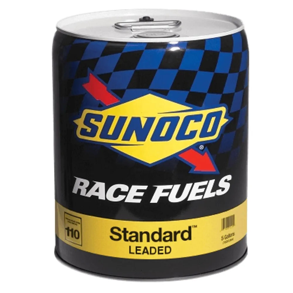 Sunoco Standard - 110 Octane Leaded Racing Fuel - 5 Gallon Gas Can/Pail