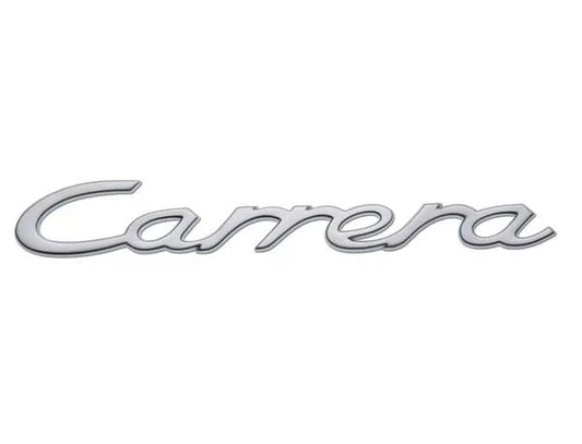 Porsche 911 991 - Carrera Rear Emblem - Chrome/Silver - #99155923701