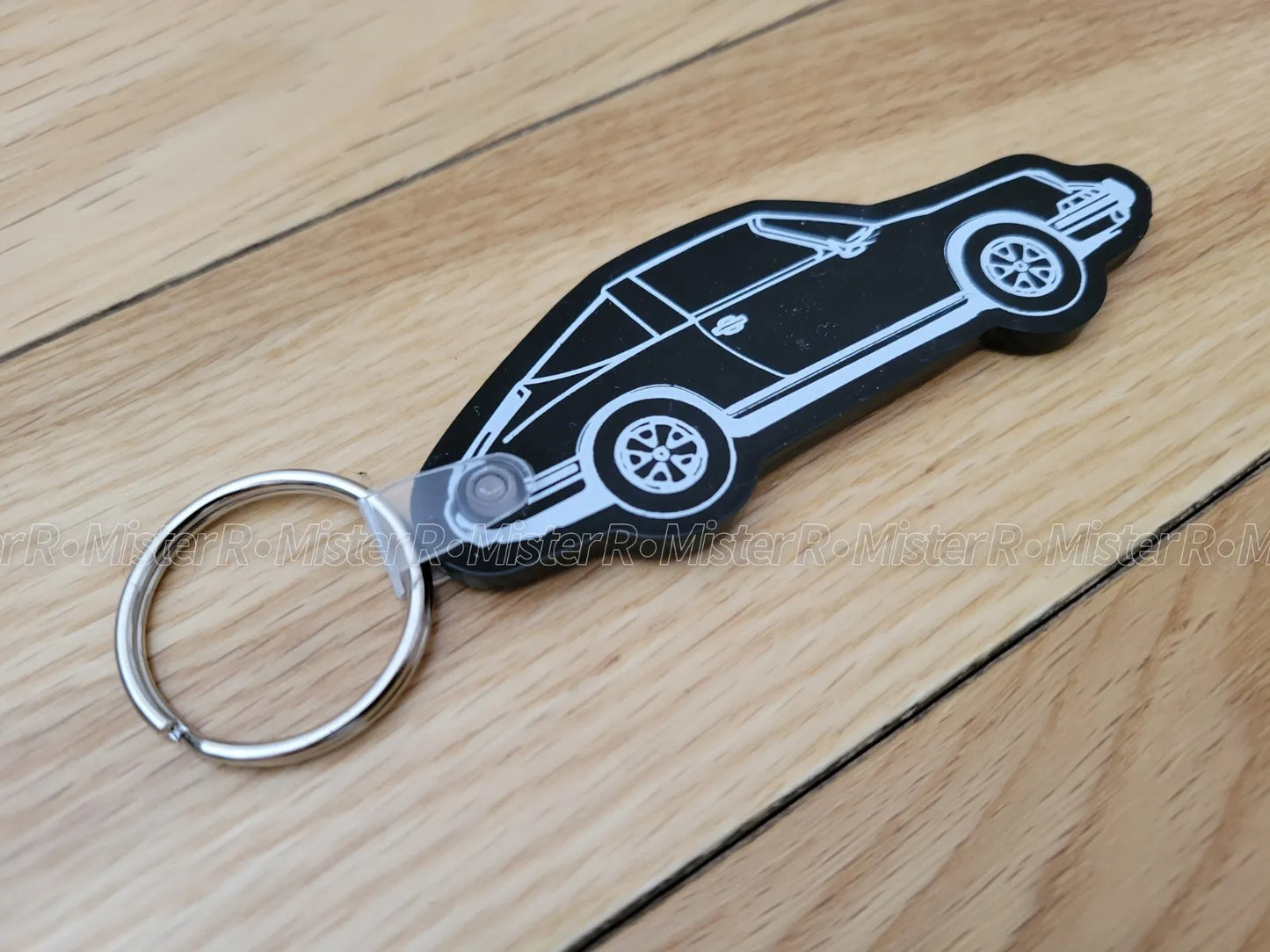 PCARMARKET - Porsche 911 Targa Keychain - Lifestyle Key Fob/Charm - PCar Market