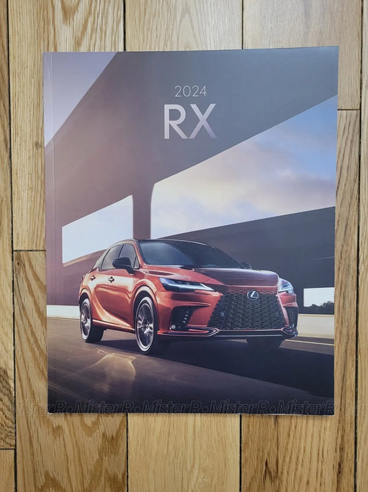 2024 Lexus RX - 350 350h 500h F Sport - Sales Brochure - Original US Dealer Catalog