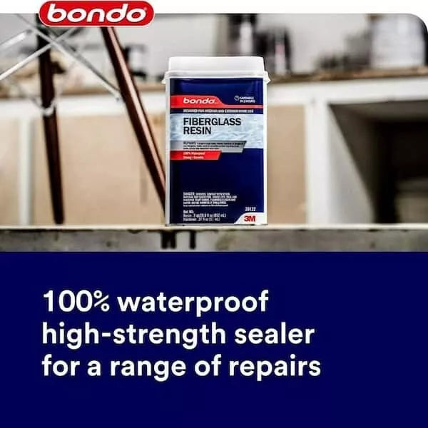 Bondo - 1 Quart All-Purpose Fiberglass Resin - 28.8 fl oz - 3M #20122