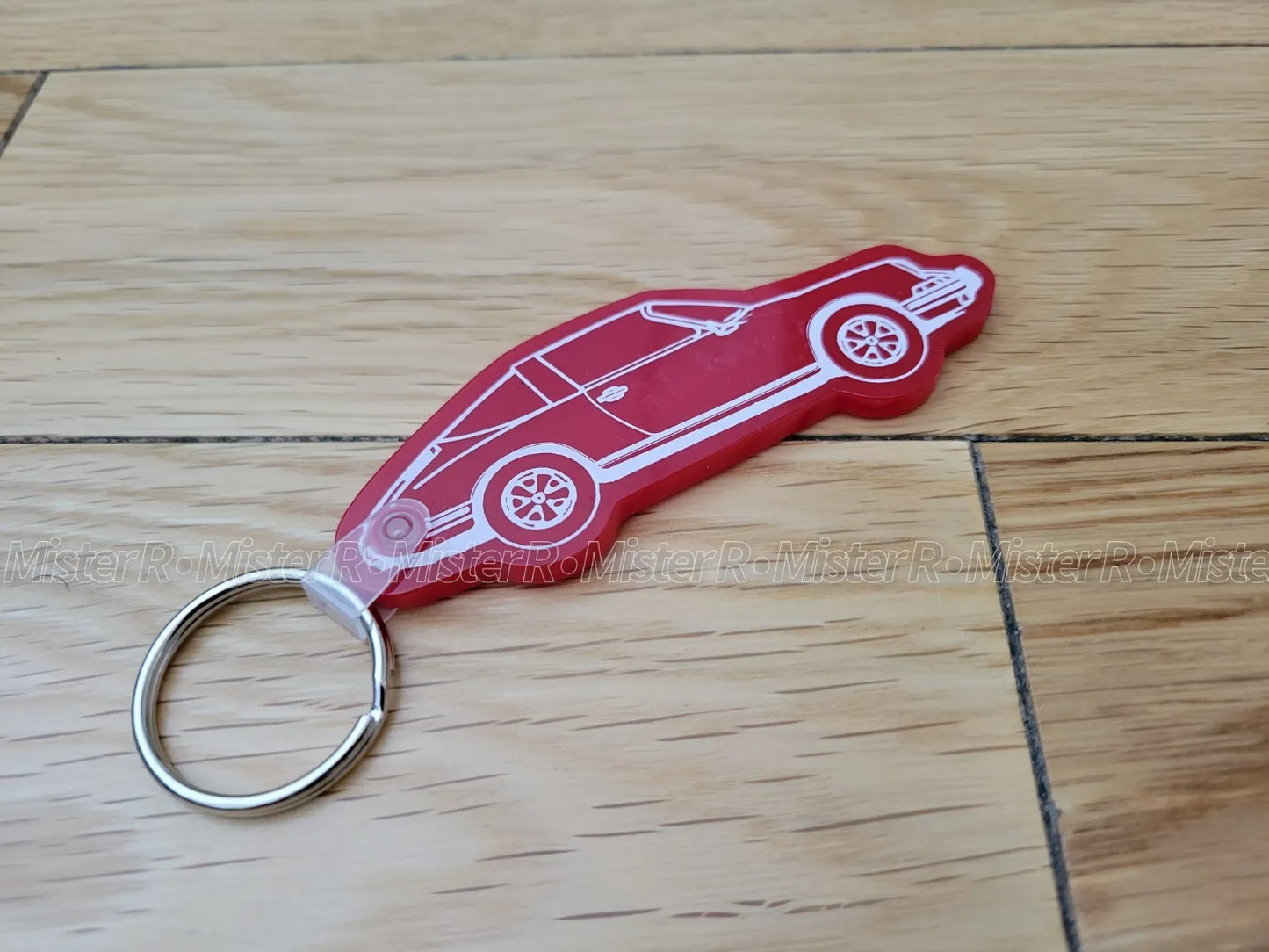 PCARMARKET - Porsche 911 Targa Keychain - Lifestyle Key Fob/Charm - PCar Market