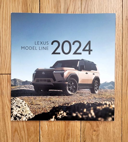 2024 Lexus Model Line Brochure - Original Dealer Issued Catalog - 33 pages