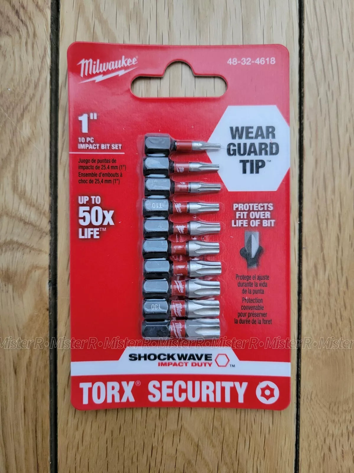 Milwaukee - SHOCKWAVE Impact Duty Torx Security Screw Driver Bit - 10-Piece Set