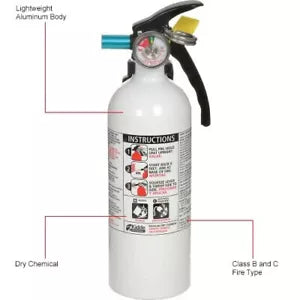 Kidde - Auto/Marine Fire Extinguisher - 3lb Dry Chemical - Car/Truck/Boat